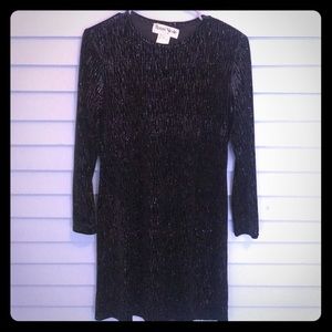 Vintage velvet glitter dress